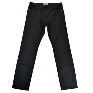 Everlane Mens The Slim Jean Black Wash Denim Pants 34x32 Stretch Jeans